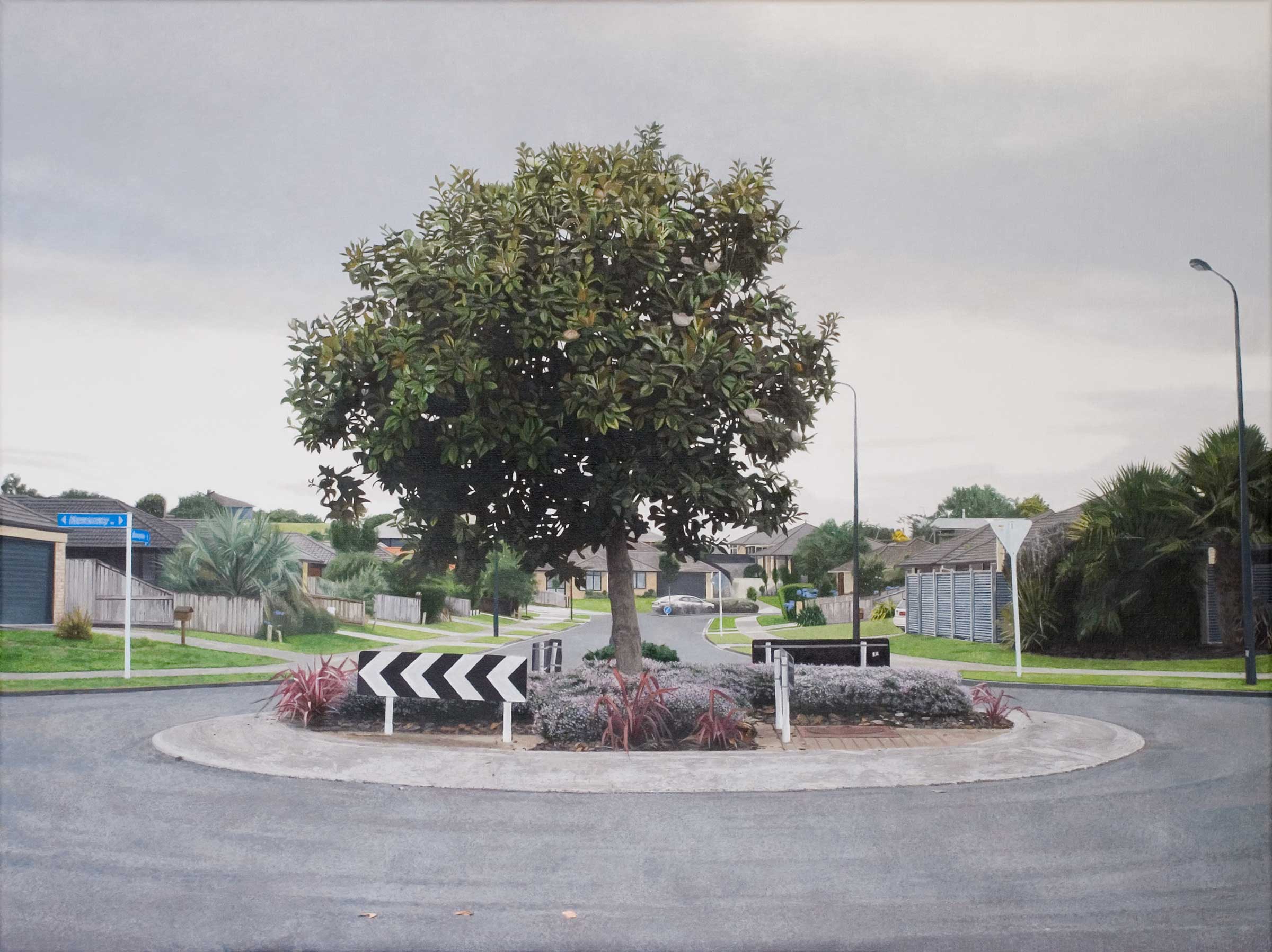 Island 1, 2012, acrylic on linen, 63 x 84cm