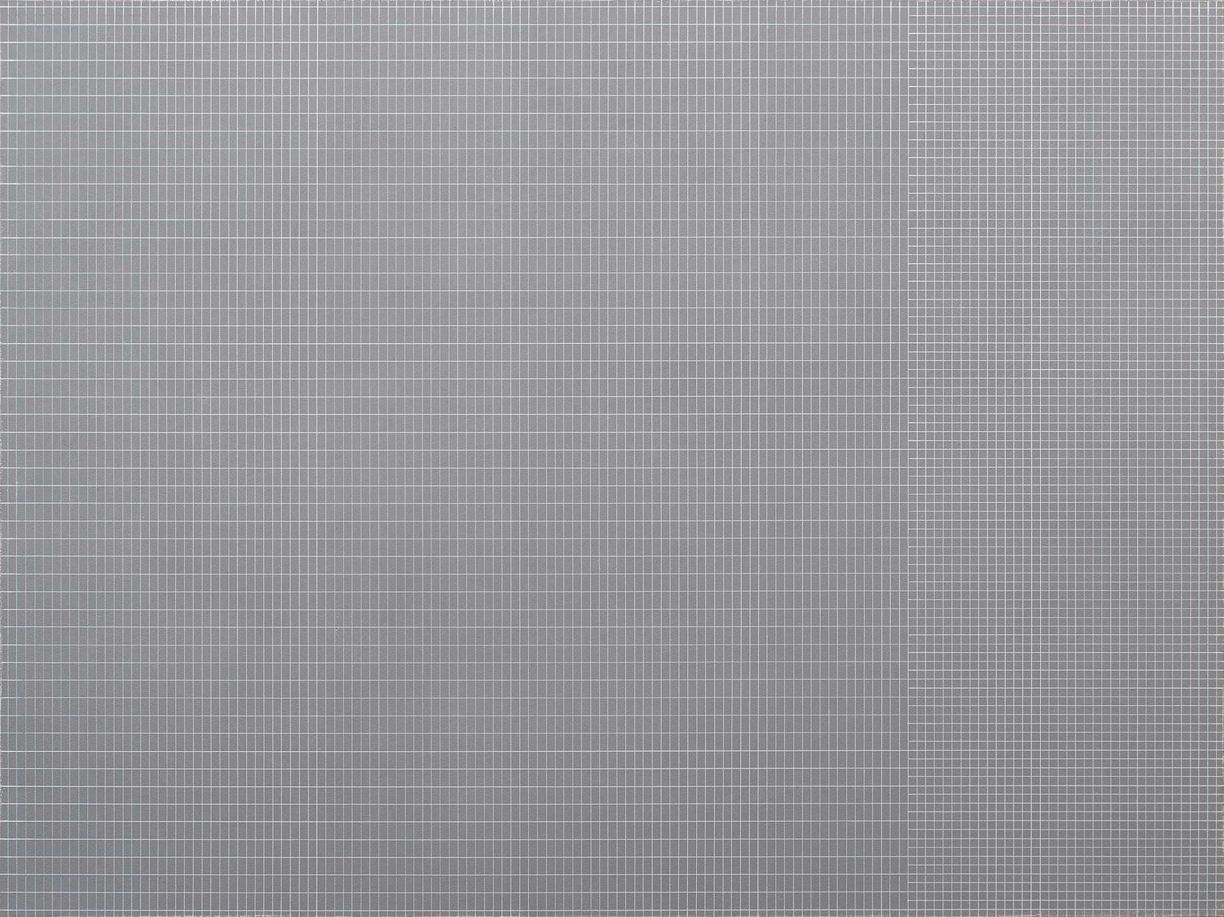 Grid 30, 2014, acrylic on aluminium, 52 x 69.5cm