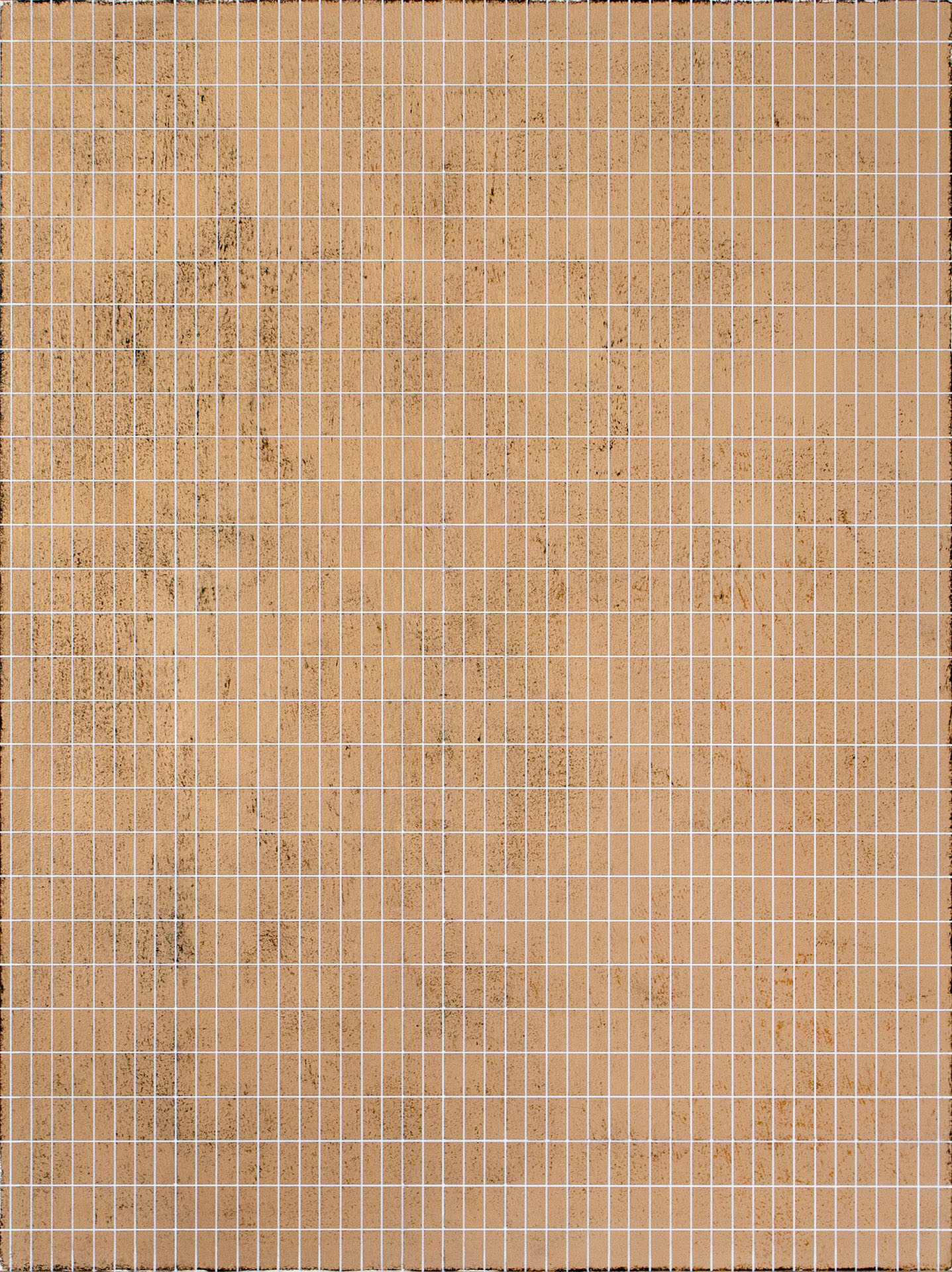 Gold Grid, 2016, acrylic on board, 435 x 325mm, private collection