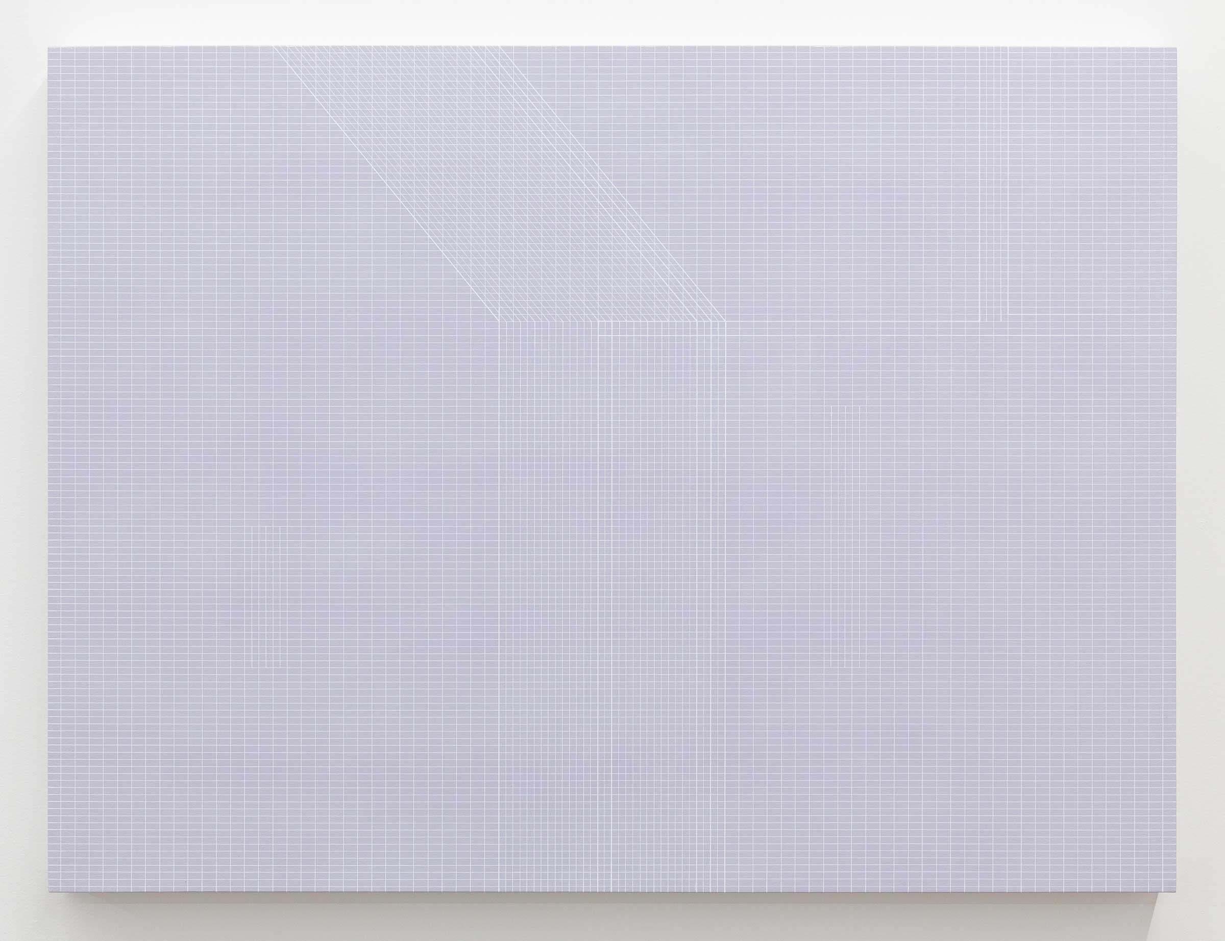  Grid (Concrete Floor 3), 2025, acrylic on board, 60 x 80cm 