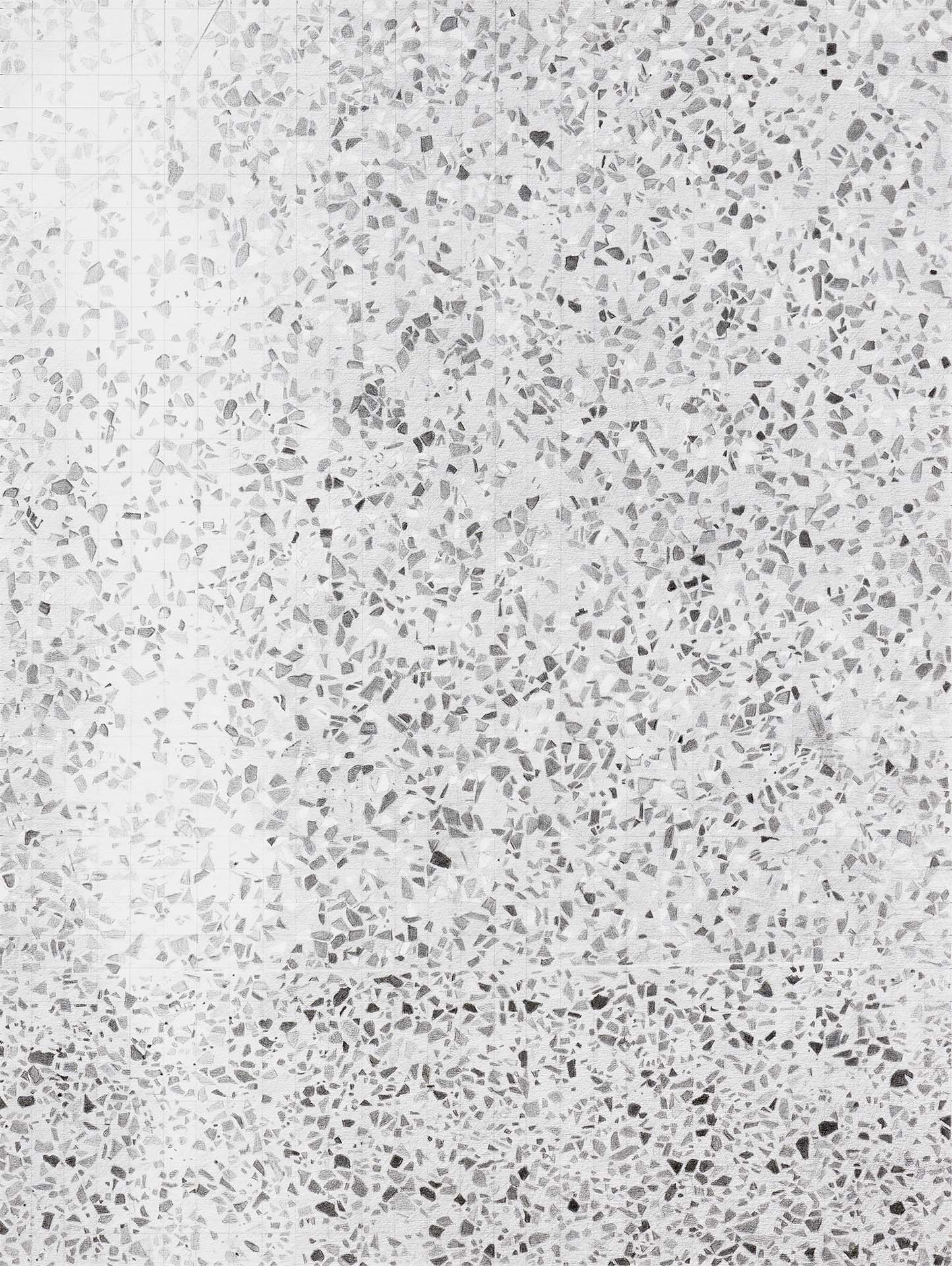 Floor 2, 2019, graphite on bristol board, 383 x 285mm. Photo: Sam Hartnett