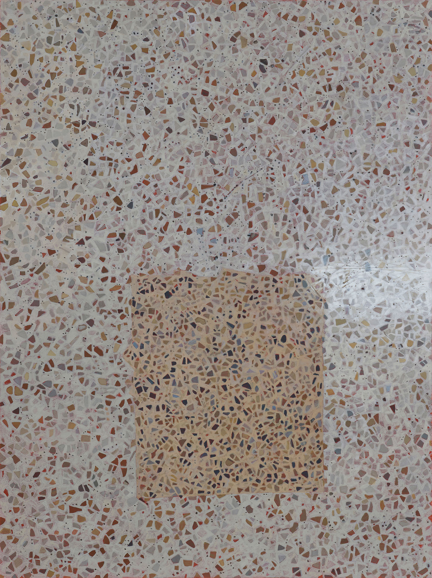 Floor 3, 2020, acrylic on bristol board, 383 x 285mm. Photo: Sam Hartnett